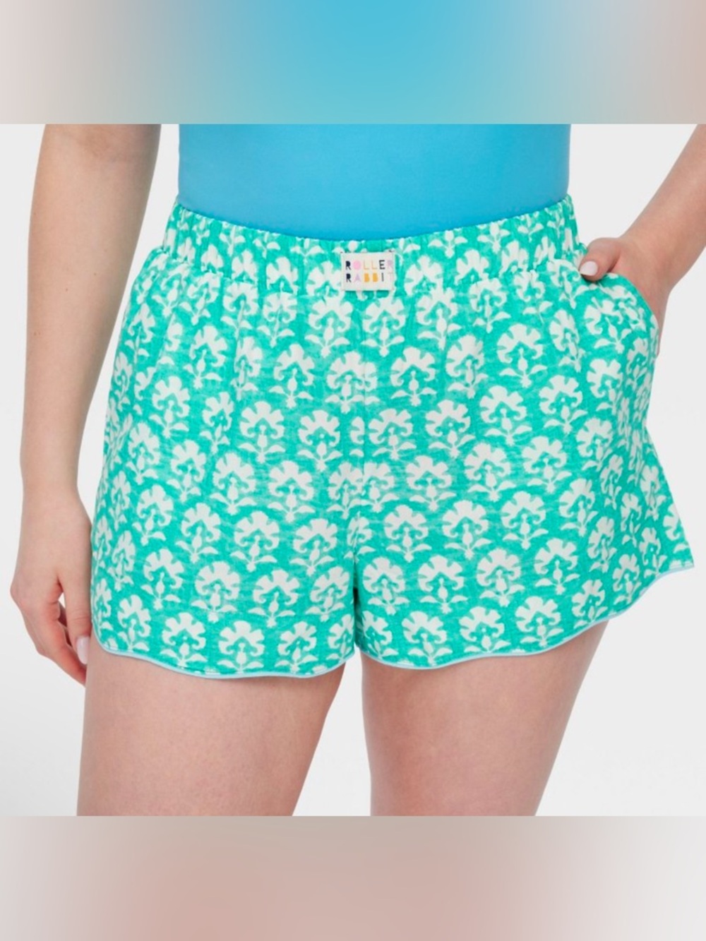 Roller Rabbit x Target Women's Stamped Floral Poplin Boxer Shorts